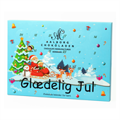 Børne Julekalender fra Aalborg Chokoladen 192 g - FORUDBESTIL NU
